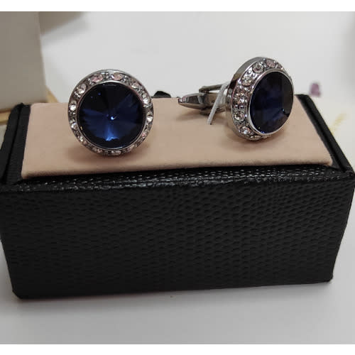 Men Cufflinks 16 - Silver