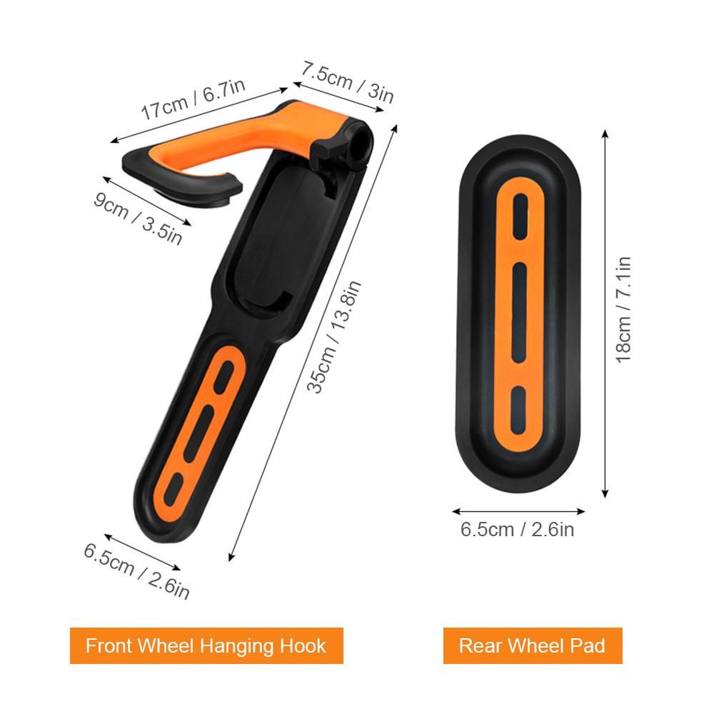 Bicycle Wall Mount Rack Adjustable Vertical Bike Storage Rack Hanger Hook for Home Garage Shed