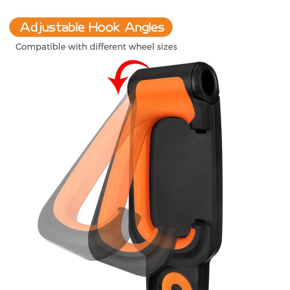 Bicycle Wall Mount Rack Adjustable Vertical Bike Storage Rack Hanger Hook for Home Garage Shed
