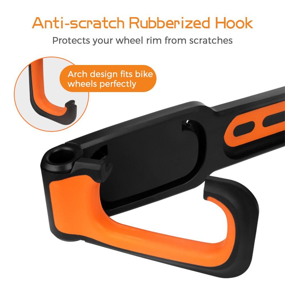 Bicycle Wall Mount Rack Adjustable Vertical Bike Storage Rack Hanger Hook for Home Garage Shed