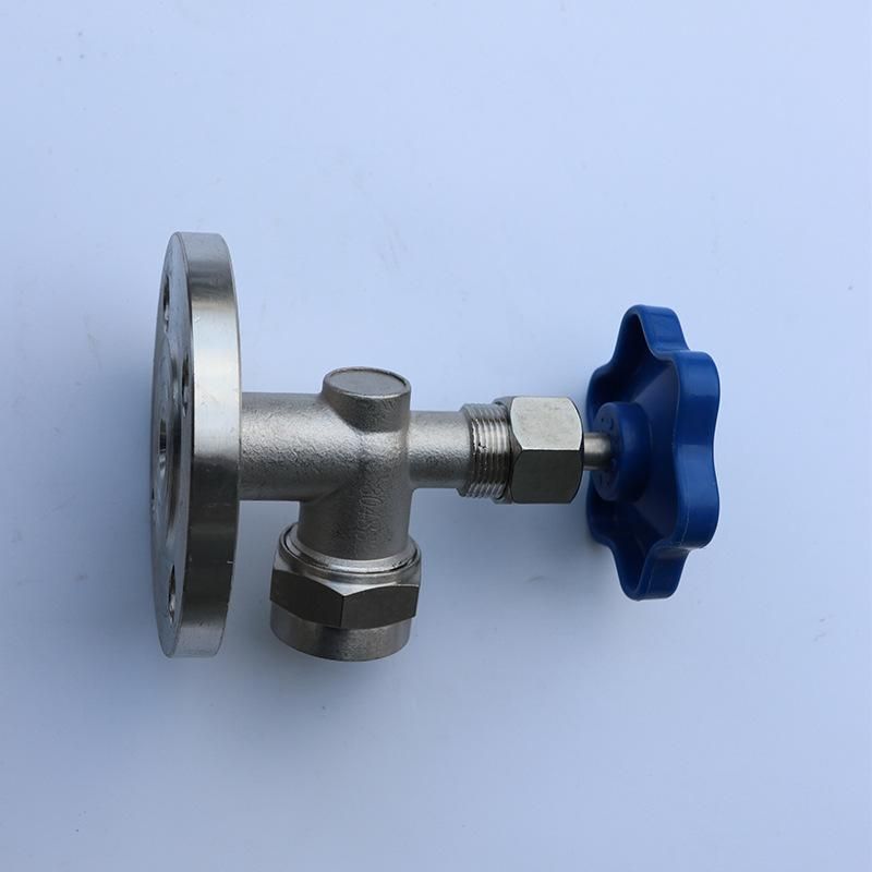 Stainless Steel Flange Cock 201/304 Flange Cock with Sewage Ball Valve Jx49w Liquidometer Angle Valve 4 Points