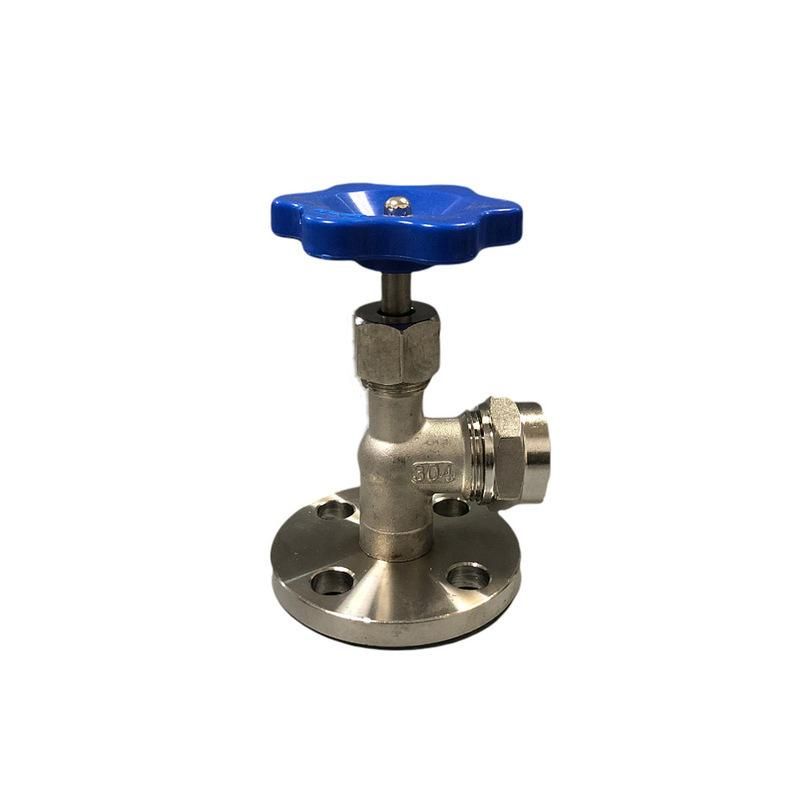 Stainless Steel Flange Cock 201/304 Flange Cock with Sewage Ball Valve Jx49w Liquidometer Angle Valve 4 Points