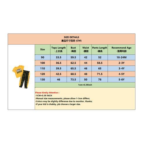 DAD GOOD 1-6Y Kid Boys Short Sleeves T-Shirt Camou Long Pants
