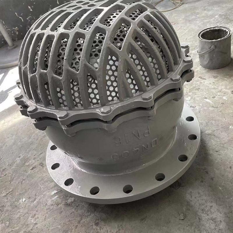 Carbon Steel Flange Bottom Valve H42w Flange Bottom Valve Carbon Steel Pump Water Absorption Valve Check Lift Vertical Bottom Valve