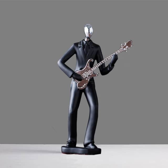 Guitar Man Musician Figurine For Home Or Office Decor.