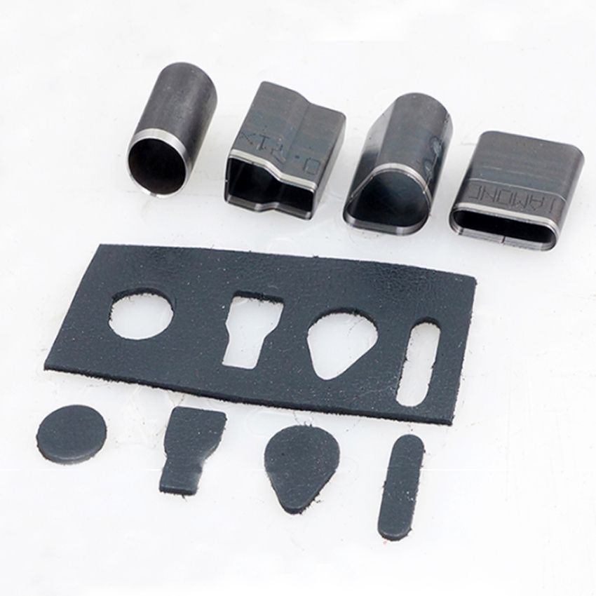 One Hole Steel Hollow  Punch Set Leathercraft DIY Tool With Case