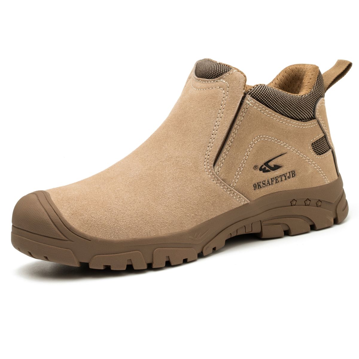 Safety Boots Steel Toe Work Shoes Suede Leather Upper