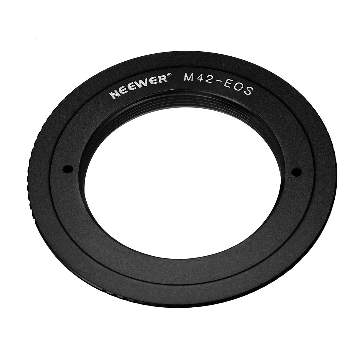 Neewer® Aluminum Alloy Lens Mount Adapter For M42 Lens To Canon EOS Camera, Such As 1d/1ds, Mark II, III, 5D, Rebel Xt, Xti, T2i, And More - Black