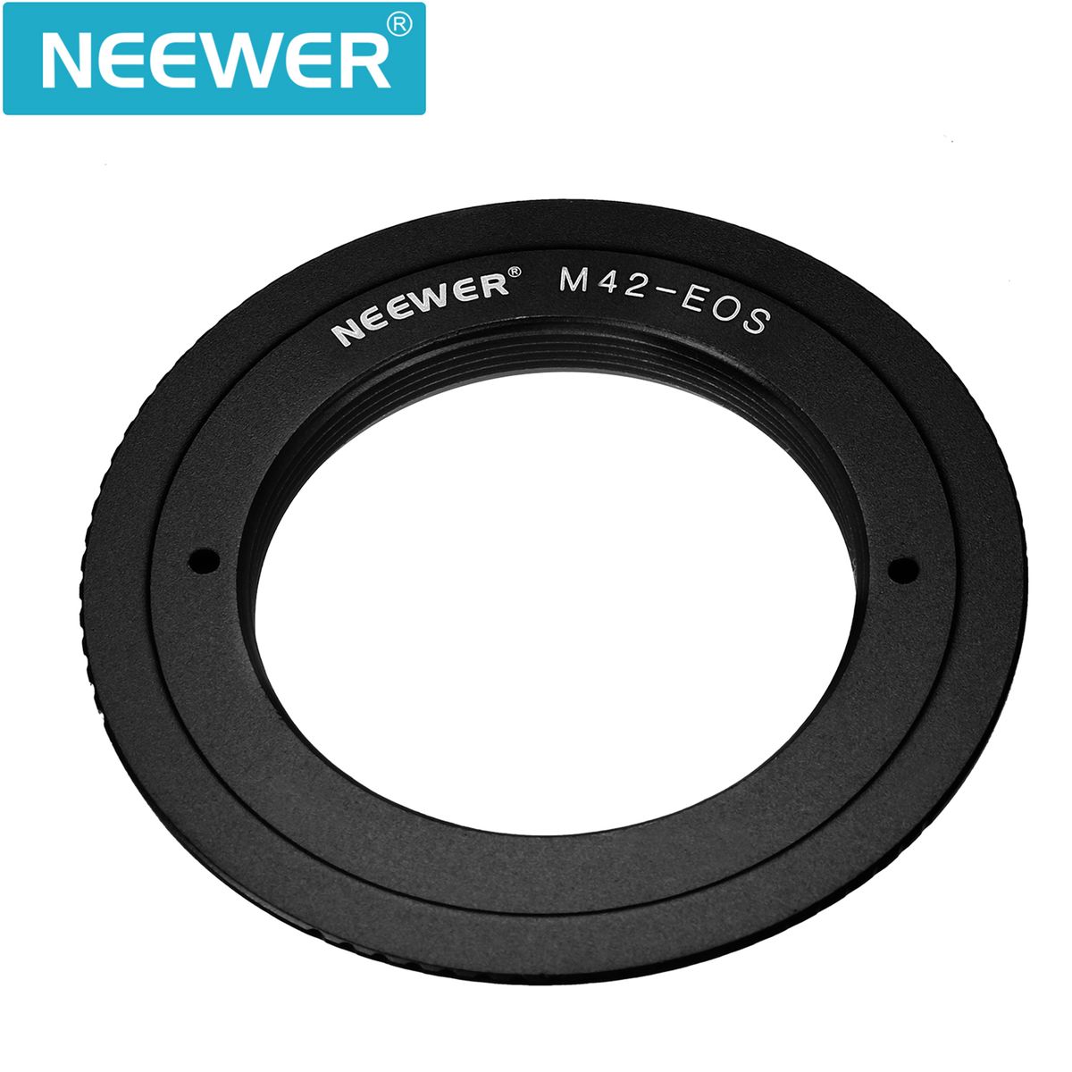 Neewer® Aluminum Alloy Lens Mount Adapter For M42 Lens To Canon EOS Camera, Such As 1d/1ds, Mark II, III, 5D, Rebel Xt, Xti, T2i, And More - Black