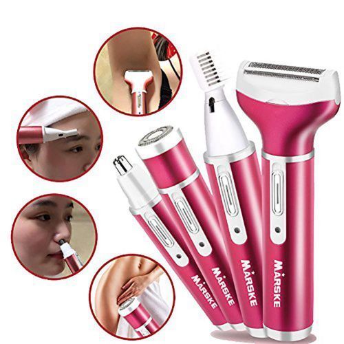 4 IN 1 Portable Lady Grooming Kit Women Mini Electric Shaving Cutter Set