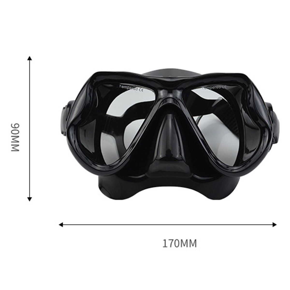 Swimming Glasses Swim Eyewear Men Women Underwater Swimming Glasses Black