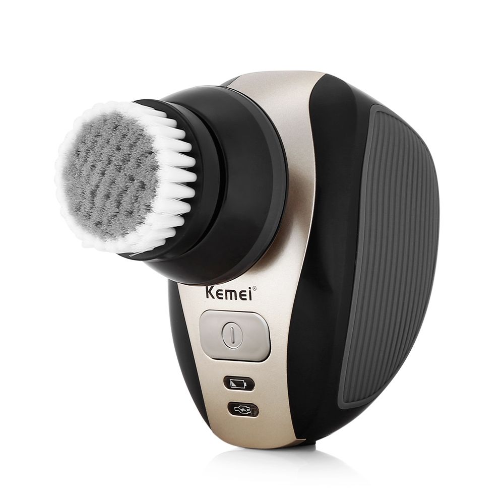KM - 1000 4D Male Face Care 5-in-1 Suit Replaceable Portable Razor Nose Trimmer Hair Clipper Electric Shaver