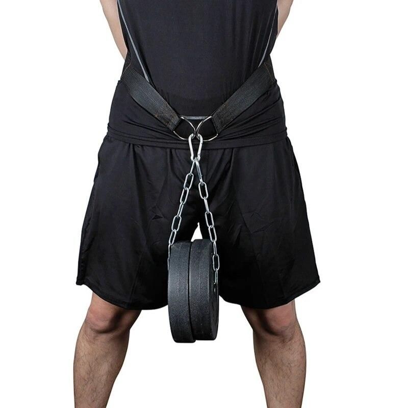Fitness Equipment Weight Belt Professional Gym Pull-Ups Barbell Tablets Weights Dumbbell Weightlifting Belt Strength Pull Up Loa