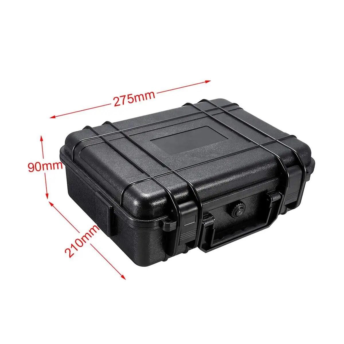 ABS Plastic Waterproof Dry Box Safety Equipment Case Portable Tools Outdoor Survival Vehicle Toolbox Anti-collision Container