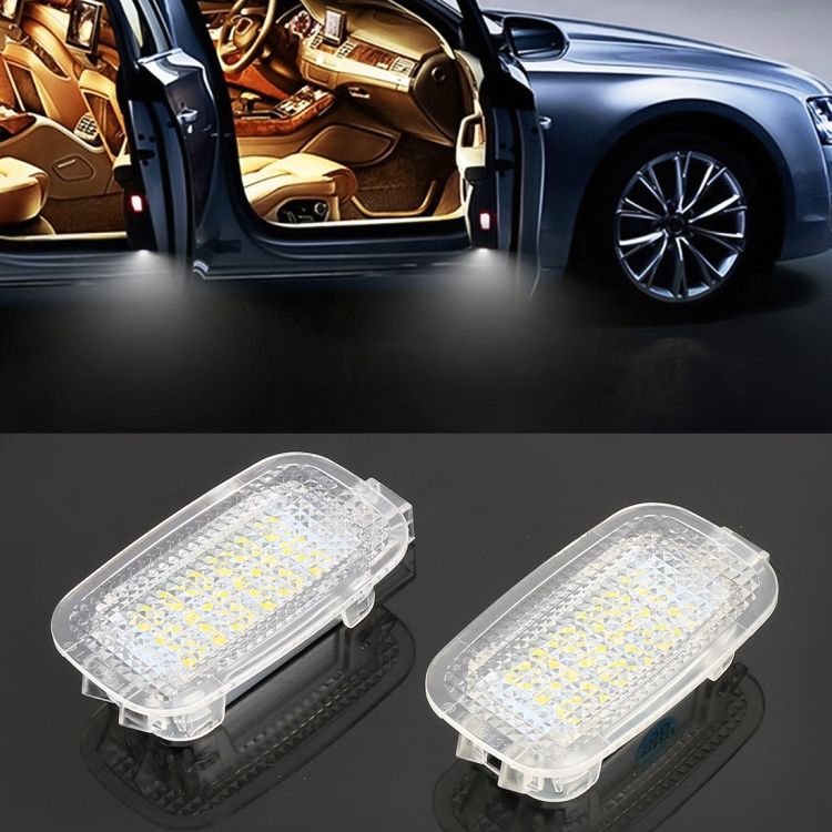 2 PCS LED Car DC 12V Door Lights Lamps For Mercedes Benz