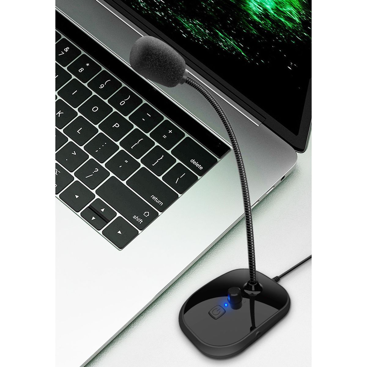 SK-30 USB Desktop Microphone With Mute Button Volume