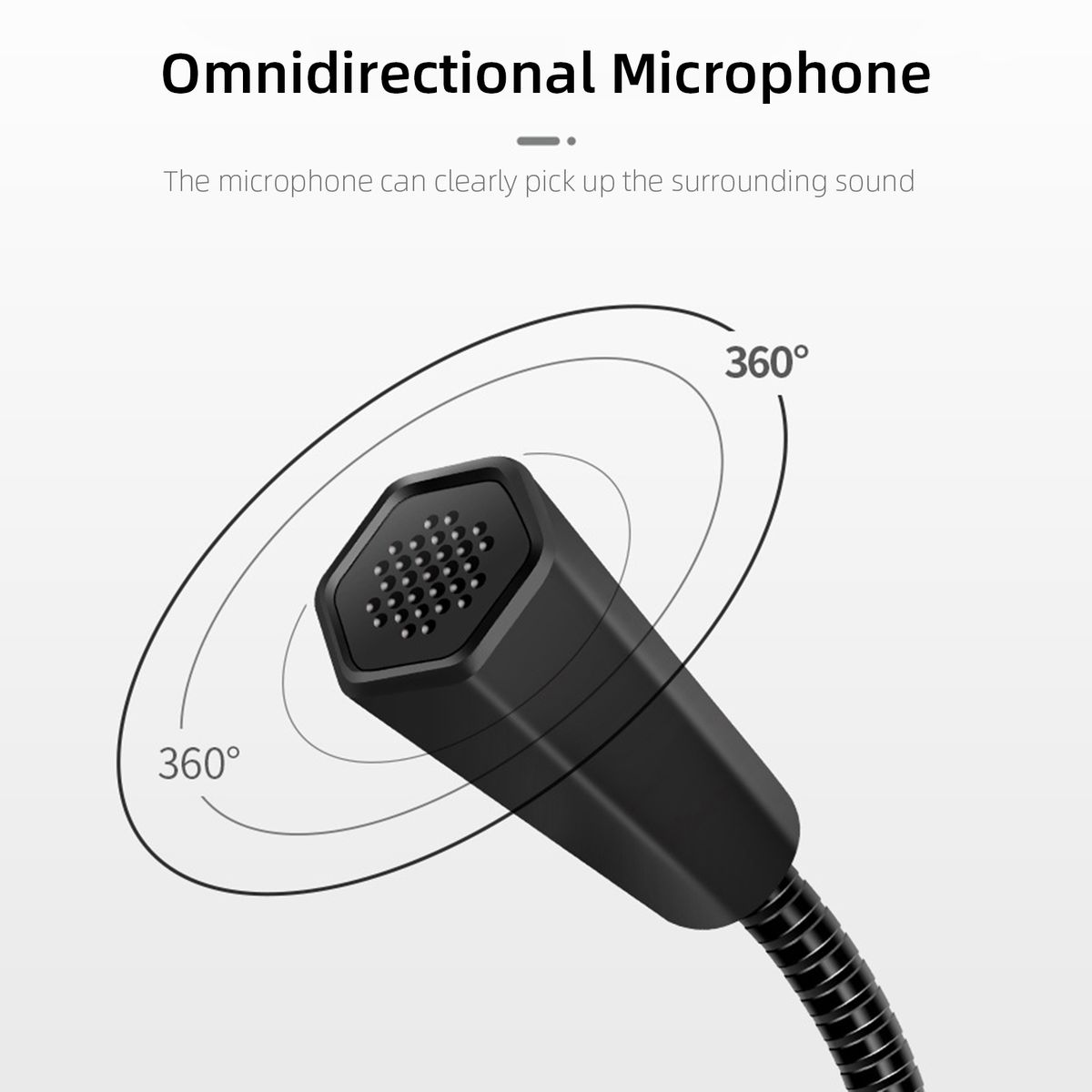 SK-30 USB Desktop Microphone With Mute Button Volume