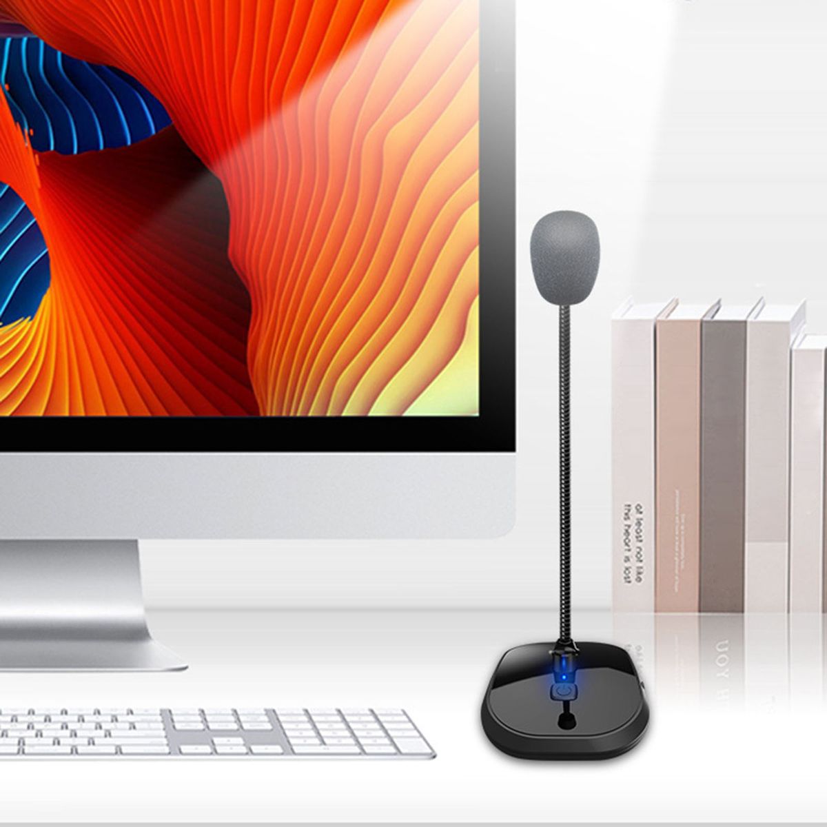SK-30 USB Desktop Microphone With Mute Button Volume