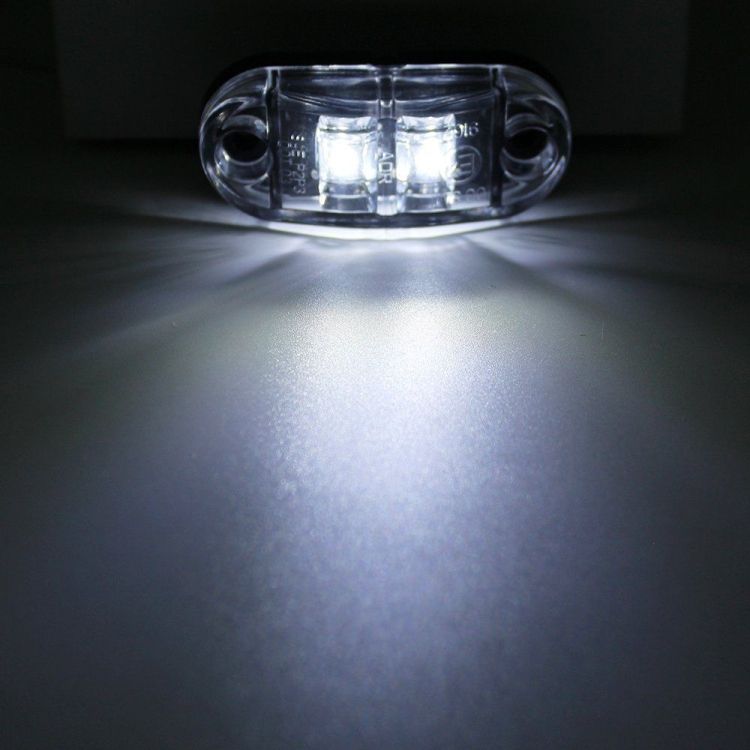 10 PCS 2 LED Piranha Truck Side Light