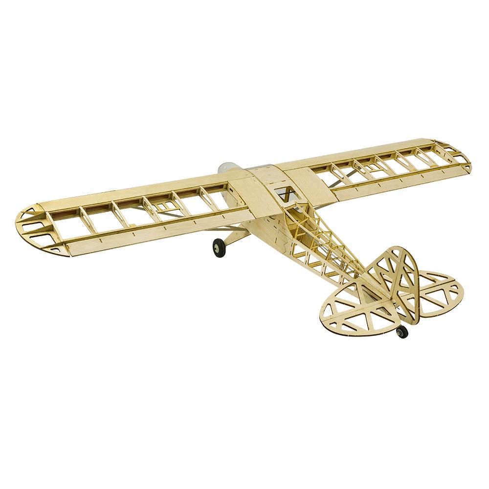 S2301 Balsa Wood RC Airplane 1200mm Electric Powered J3 CUB RC Aircraft Unassembled KIT Version DIY Flying Model