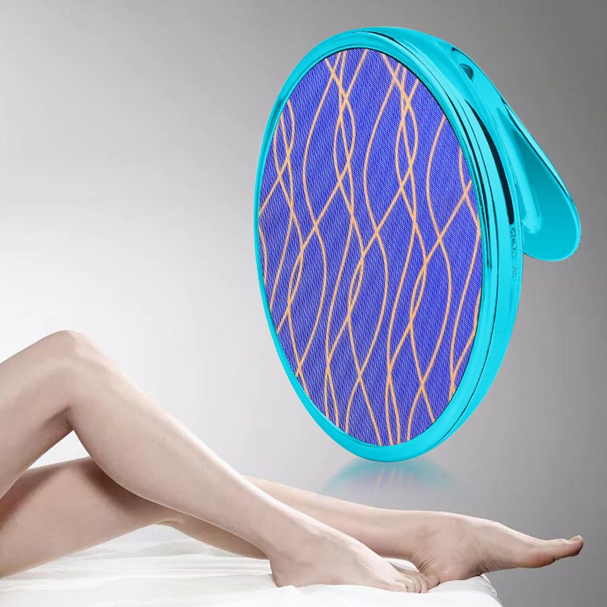 Nano Crystal Hair Remover Eraser Easy To Use For Armpits Blue Frame