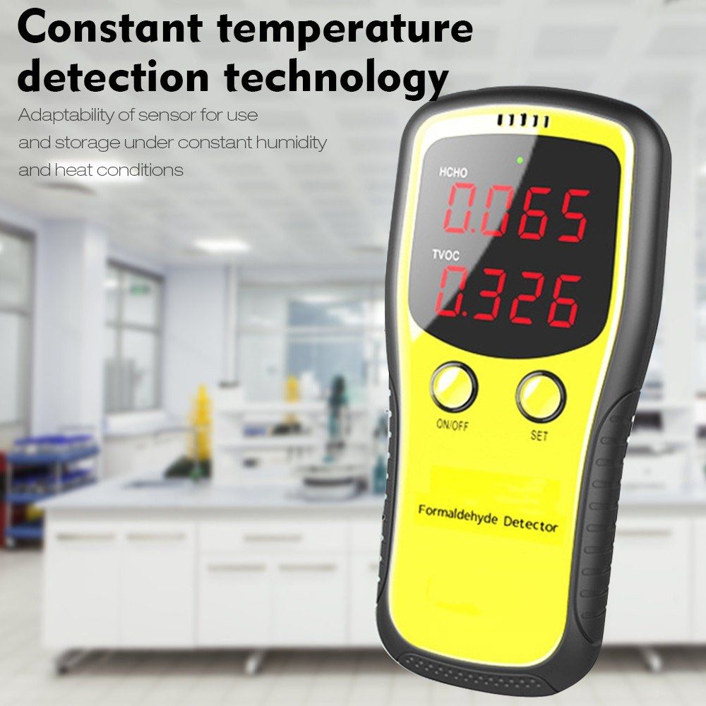 Formaldehyde CO2 HCHO TVOC LED Digital Display Meters Tester