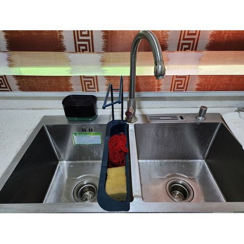 Kitchen Sink Soap Sponge Case Deep Blue
