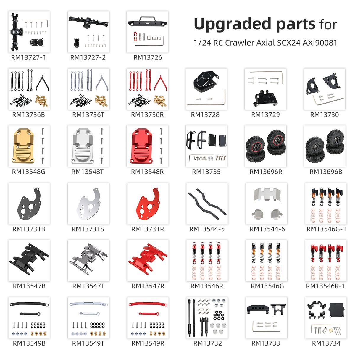Aluminum Alloy Linkages Pull Rod Link Linkage Set For 1/24