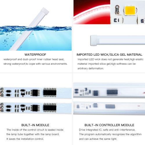 2 X Car DRL Daytime Running Light Car LED Strip Turn Signal