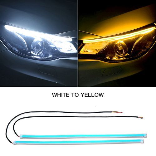 2 X Car DRL Daytime Running Light Car LED Strip Turn Signal