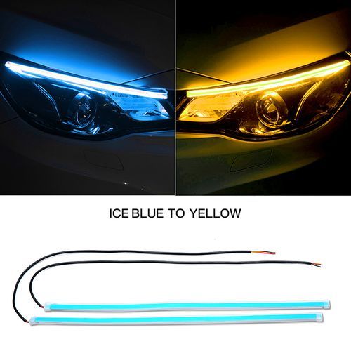 2 X Car DRL Daytime Running Light Car LED Strip Turn Signal
