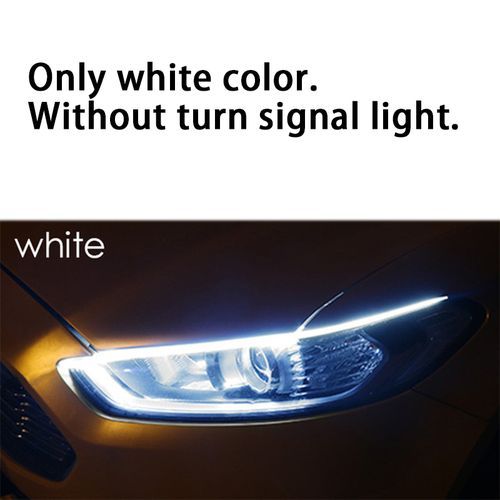 2 X Car DRL Daytime Running Light Car LED Strip Turn Signal