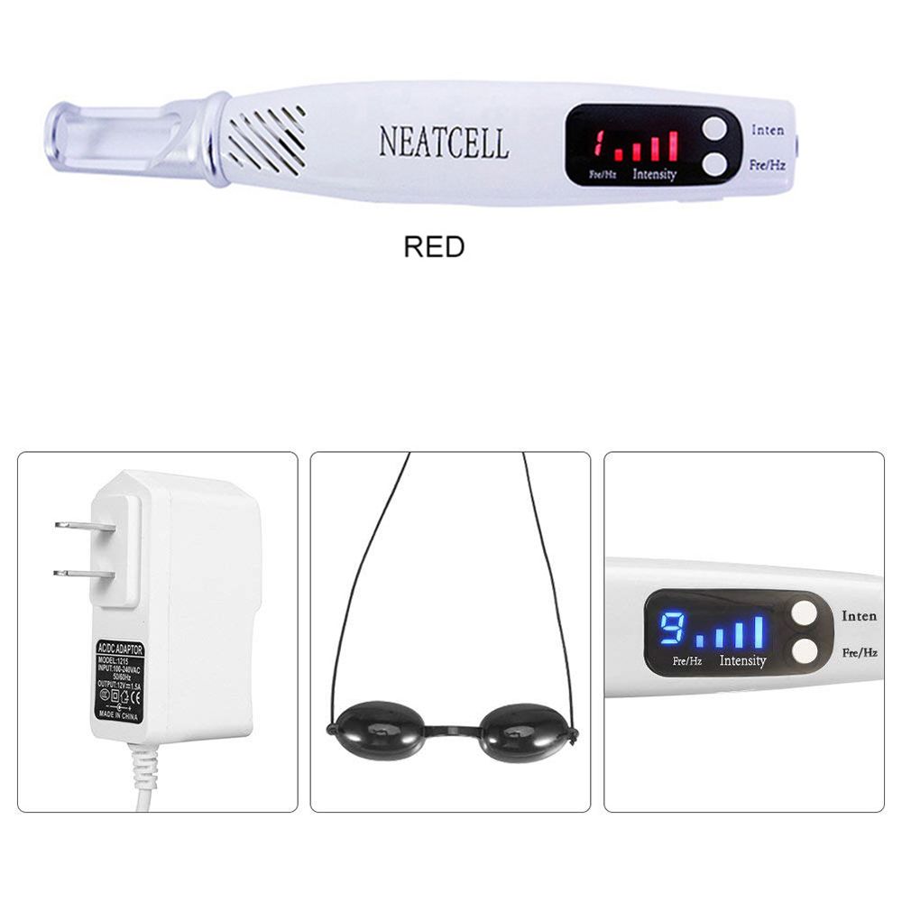 Portable Mini Red Blue Light Picosecond Pen Tattoo Removal