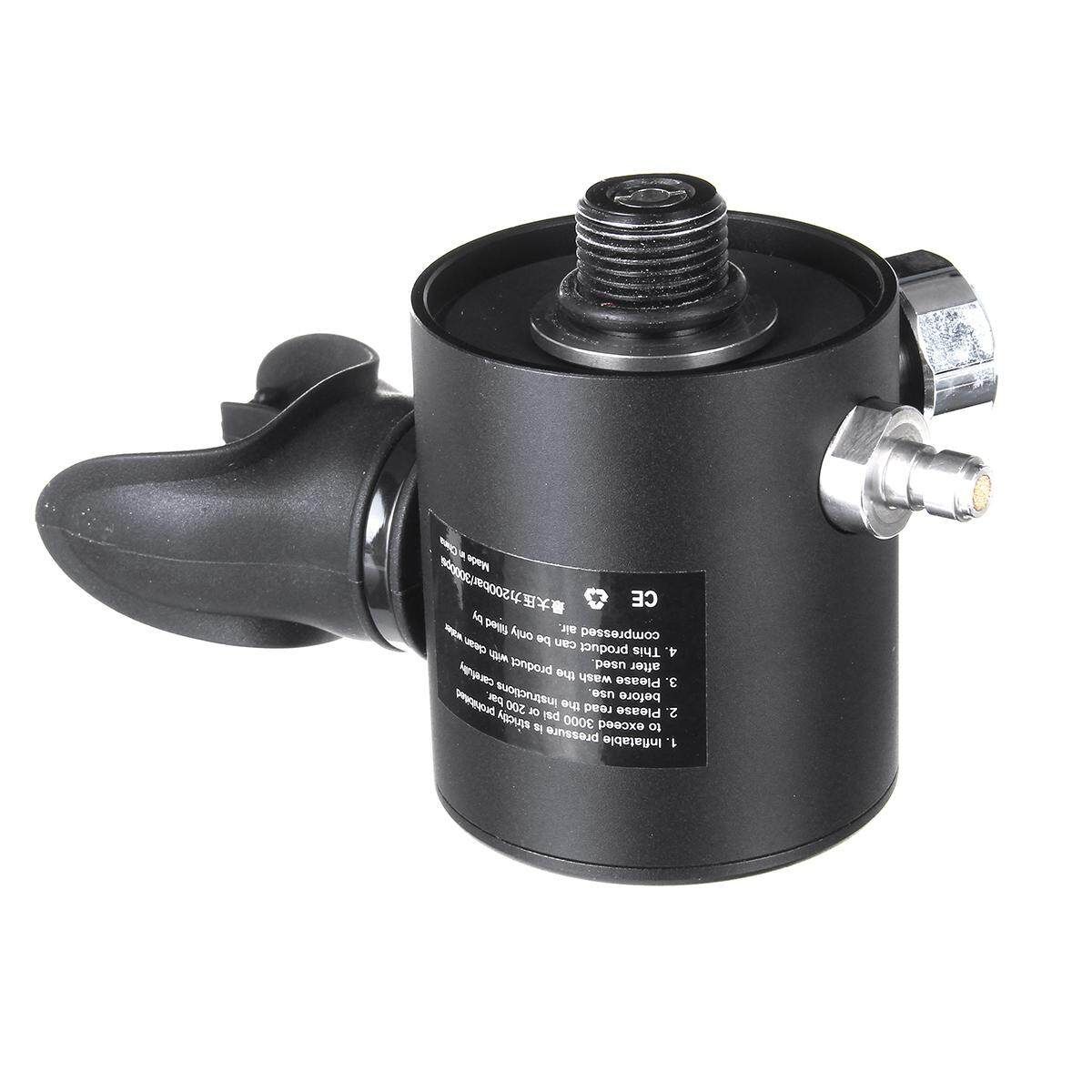 1L Portable Scuba Diving Air Tank Oxygen Cylinder Bottle Swim Underwater Breath Valve