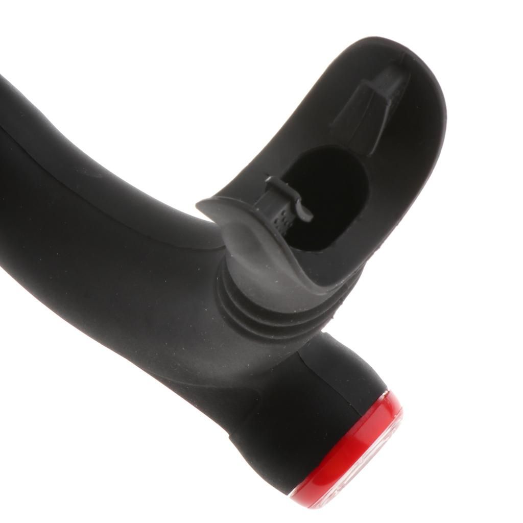 Swimming Leash Wet Snorkel Breathing Tube Snorkeling Equipment Red