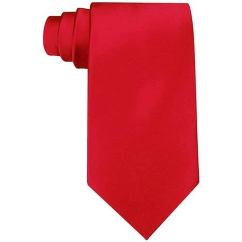 Men's Long Ties  - Set Of 2 - Red & Black