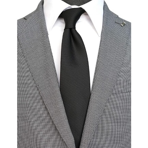 Men's Long Ties  - Set Of 2 - Red & Black