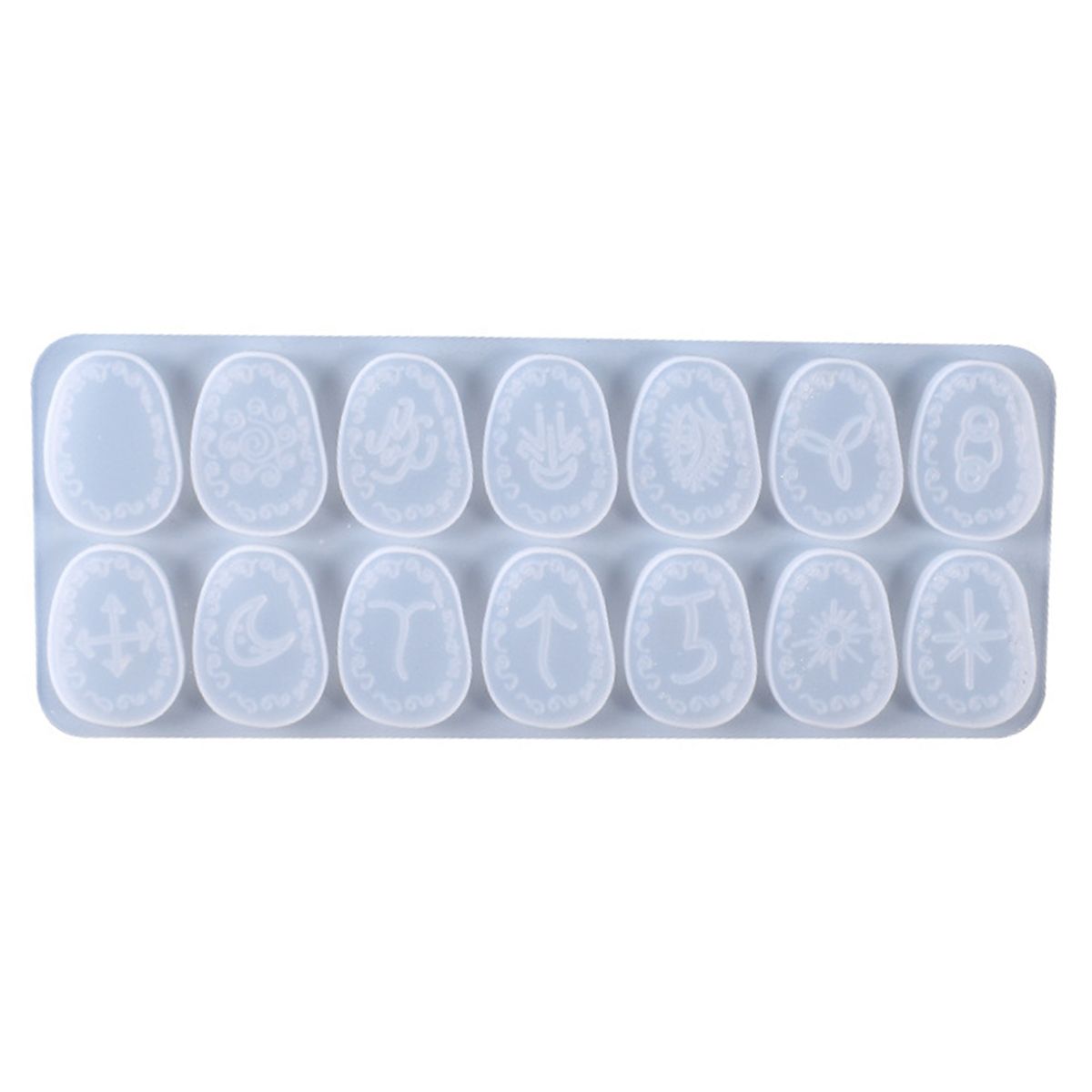 Epoxy Resin Silicone Mold Non Stick DIY Irregular-White