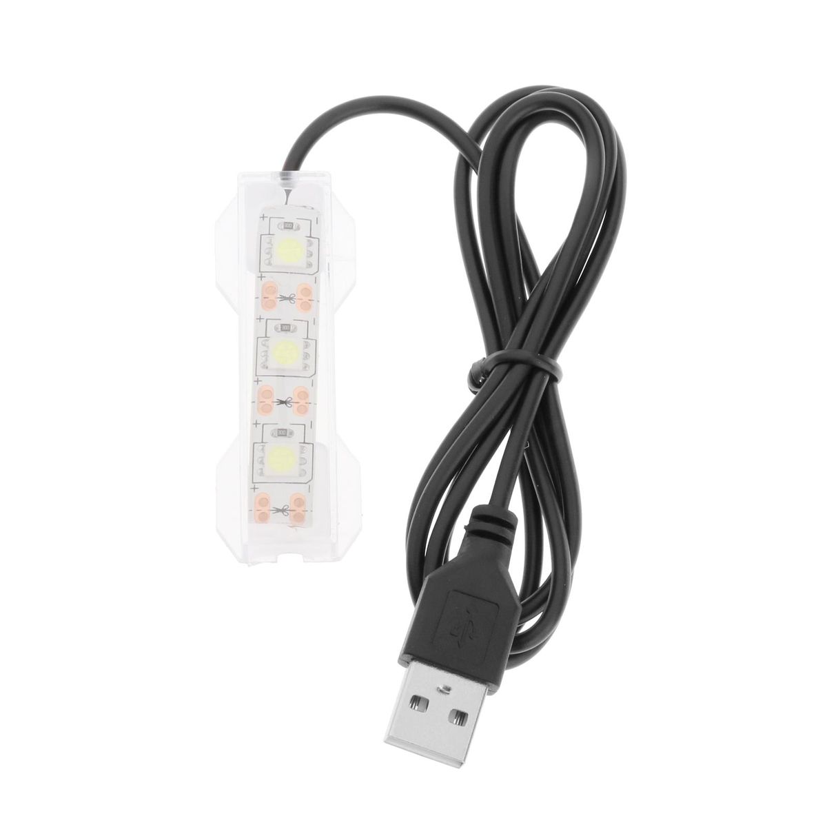 Small LED Lamp Desktop Mini Fish Tank Aquarium Water Room Ornament Red
