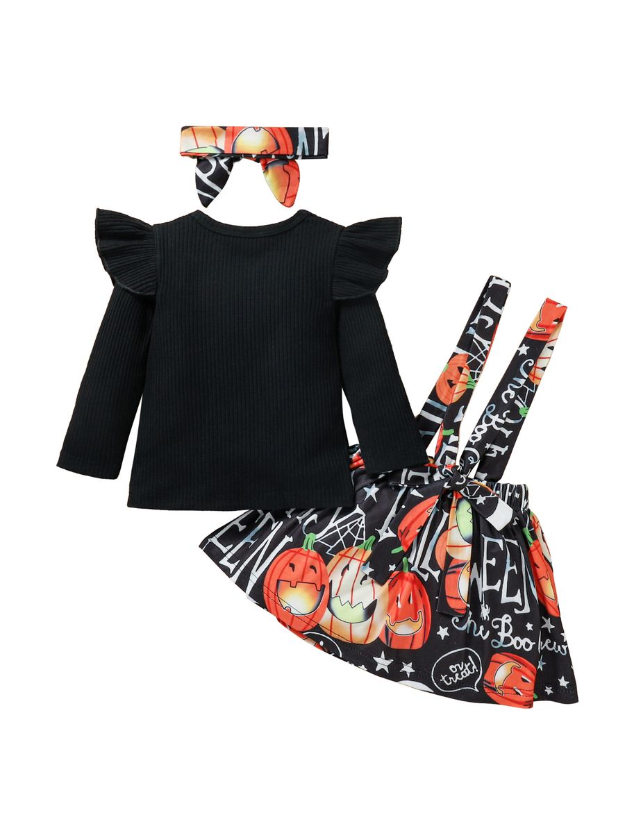 New Girl's Skirt Clothes Set Three Piece Suit Casual Long