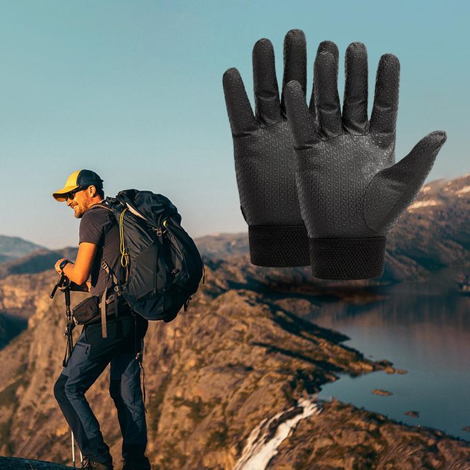 Mtb Running Cold Weather Glove Touch Screen M Black