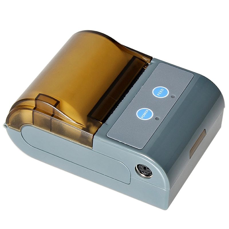 Portable 58mm Bluetooth POS Receipt Thermal Printer(Grey)