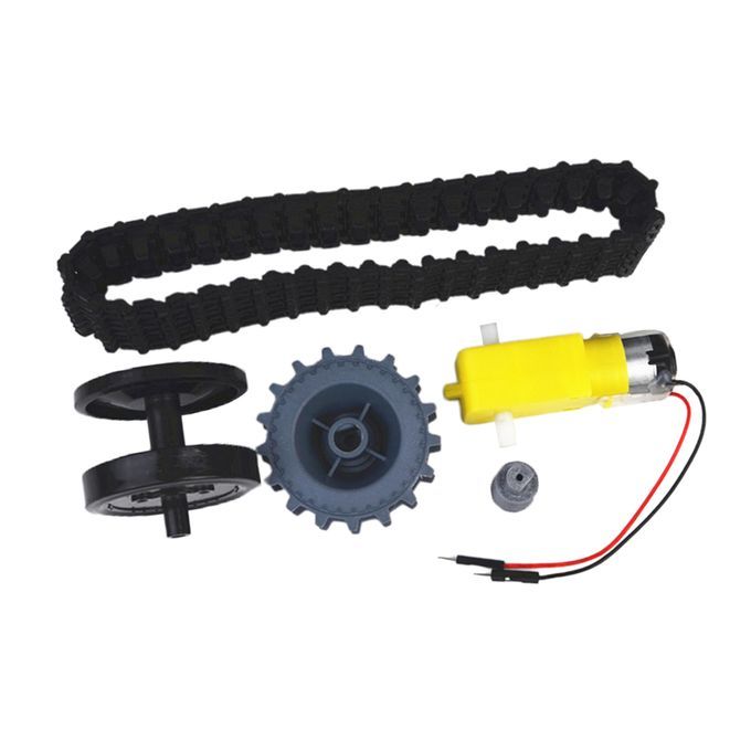 MagiDeal 1Set DIY Smart Tank Accessories Kits Conveyor Belt TT Motor