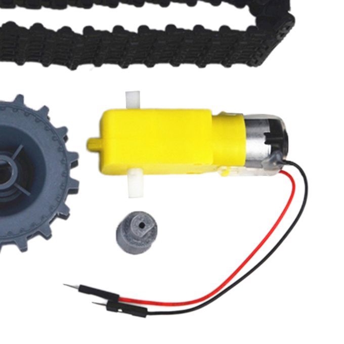 MagiDeal 1Set DIY Smart Tank Accessories Kits Conveyor Belt TT Motor