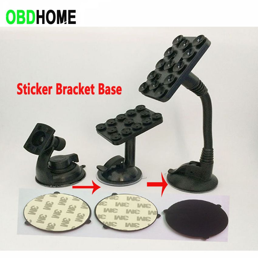 64mm Dualue Sticker Base For GPS DVR Cell Phone Holder