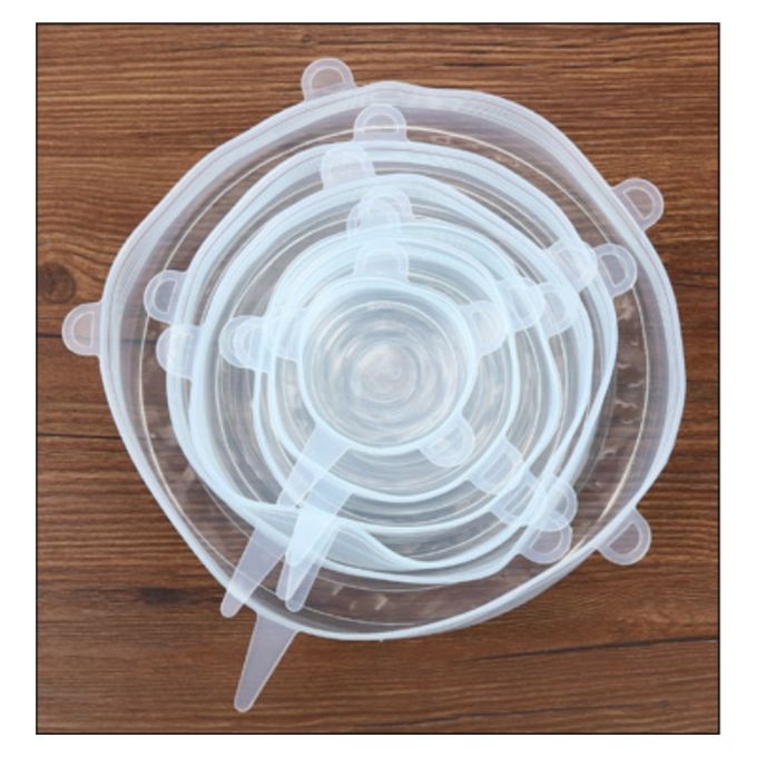 Silicon Stretch Lids Fruit Vegetable Food Wrap Bowl