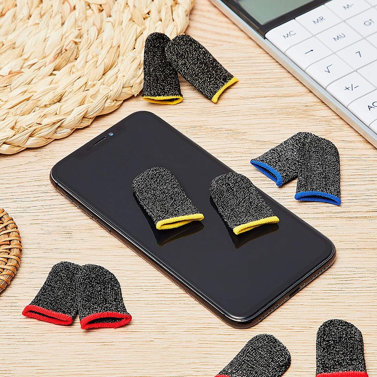 Gaming Finger Sleeves Mobile Game Finger Cots Anti-Sweat