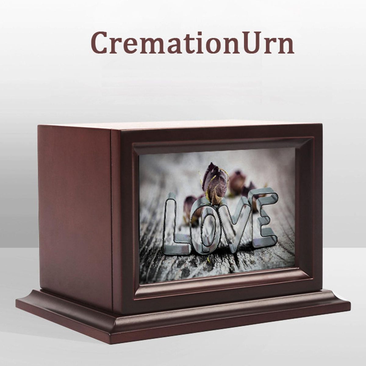 Scratch Resistant Pet  Cremation Urns Photo Frame For Funeral