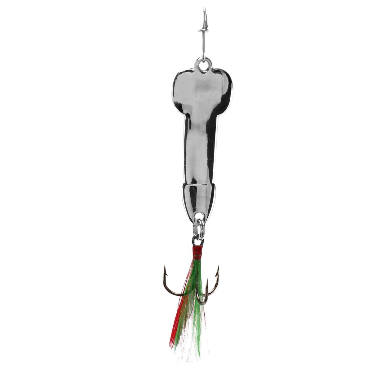 metal spoon fishing lure Feather Hook metal fishing bait