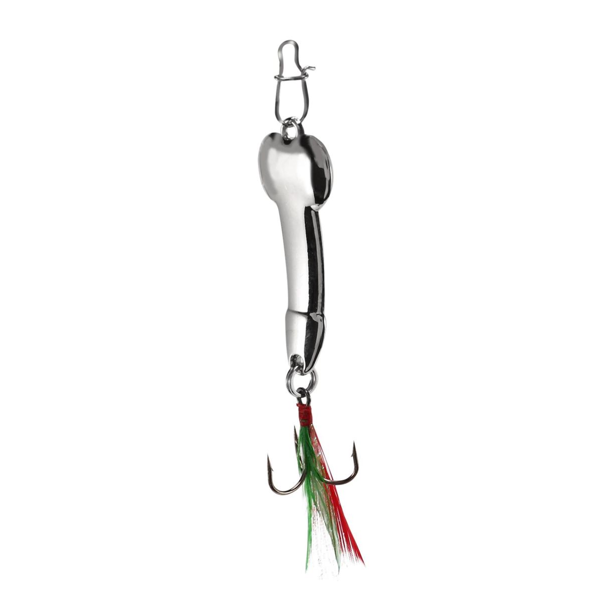 metal spoon fishing lure Feather Hook metal fishing bait